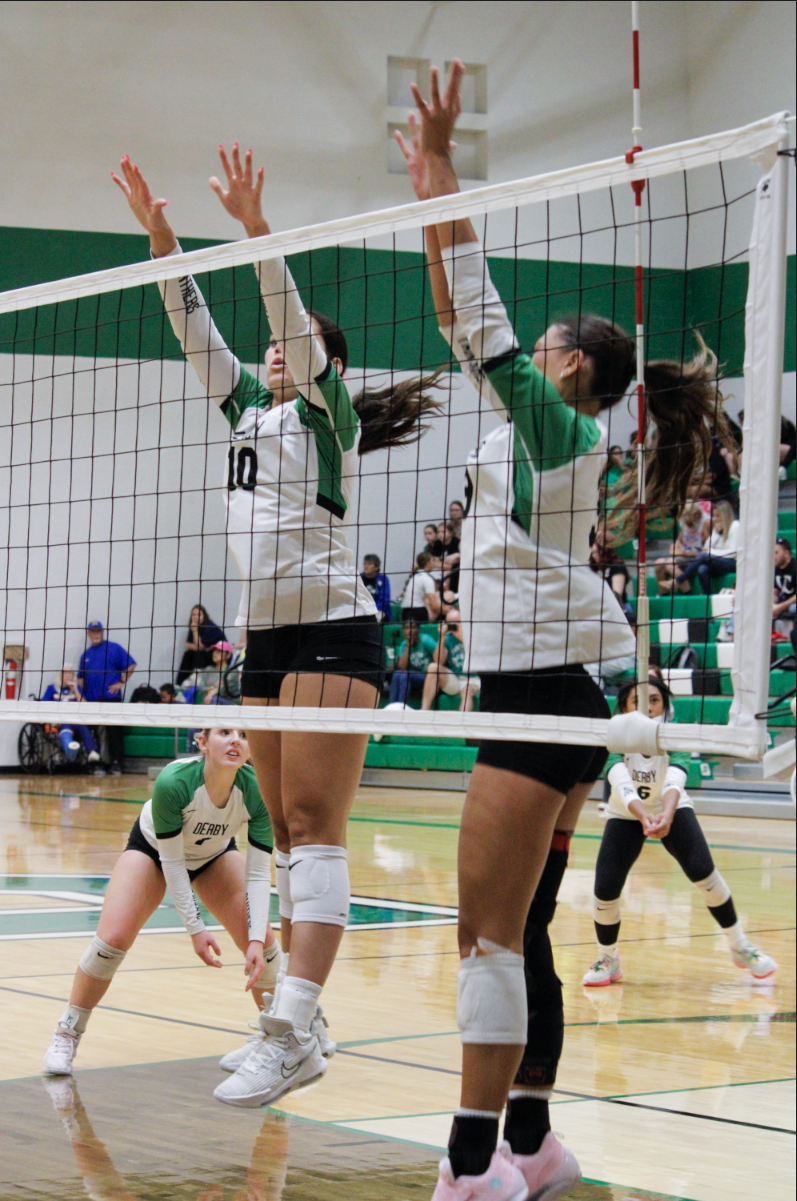 Varsity and JV volleyball (Photos by Delainey Stephenson)